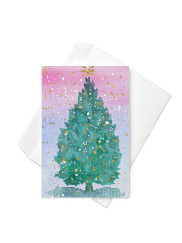 Winter Tree Watercolor