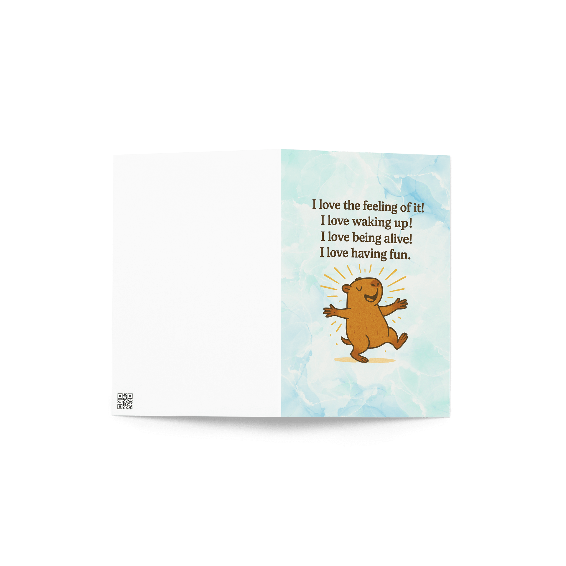 I Love The Feeling Of It Cappy - Card product image (5)