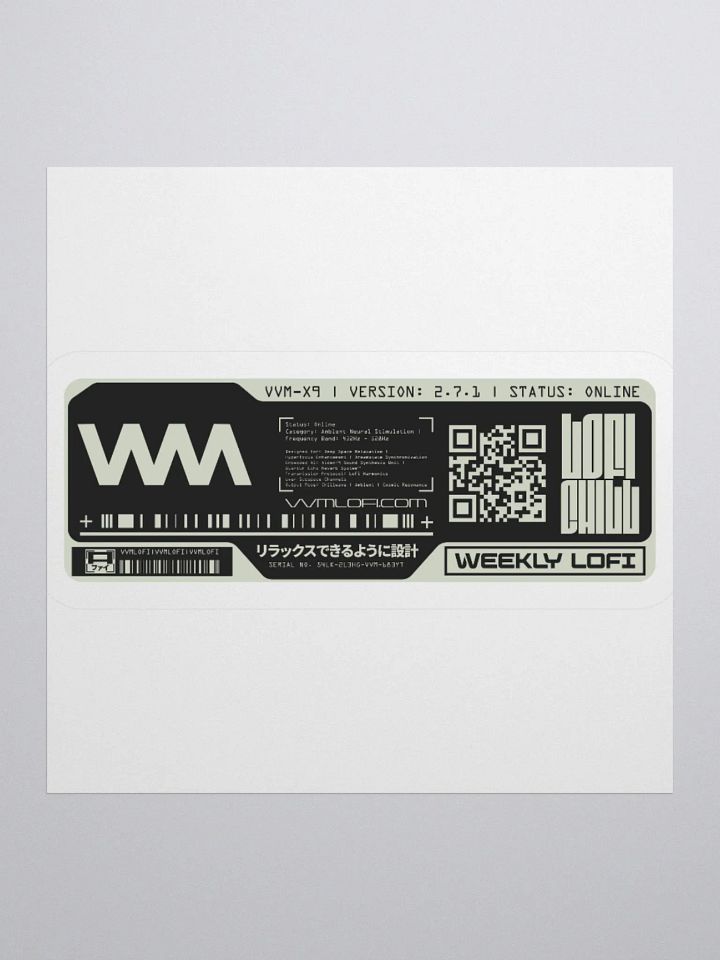 VVM CHIP Kiss Cut Sticker product image (2)
