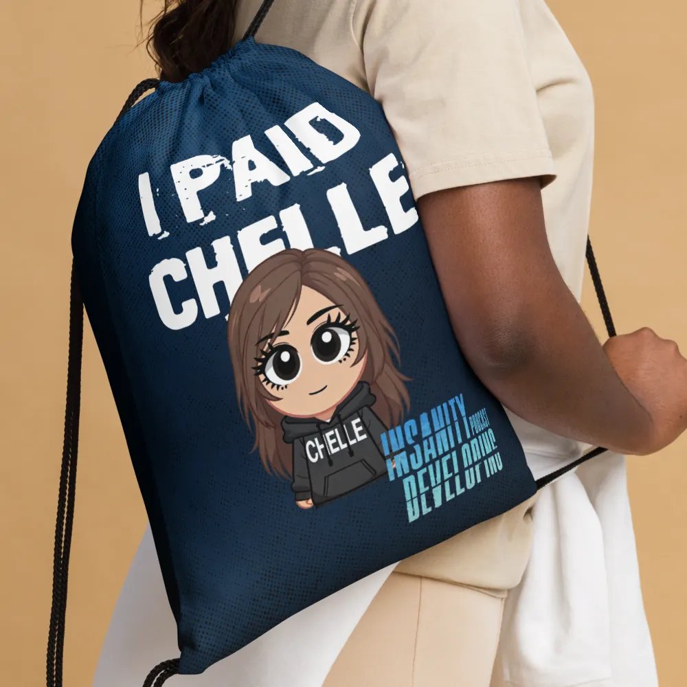 I Paid Chelle — Drawstring Bag product image (4)