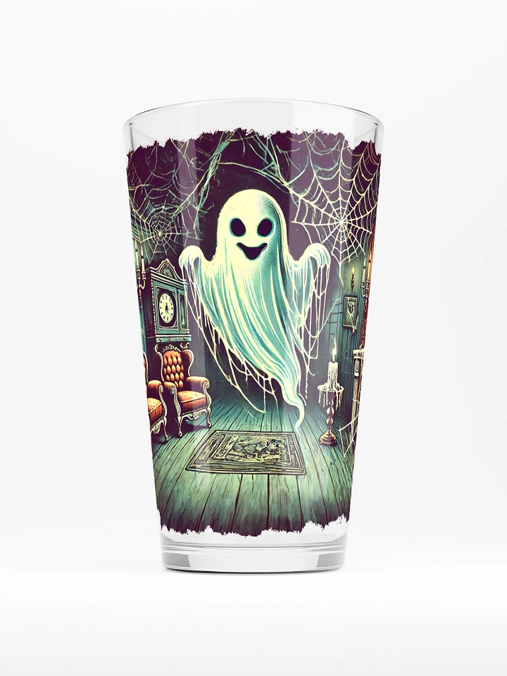 Ghost in a Haunted House 16 oz Glass product image (1)