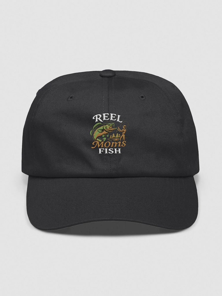 Reel Moms Fish Embroidered Hat – Funny Vintage Fishing Cap for Moms product image (3)