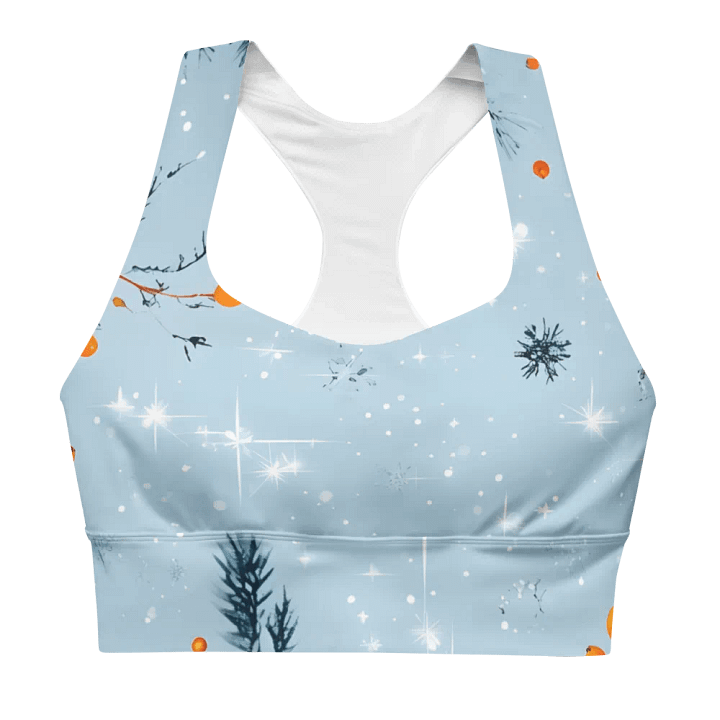 Winter Berries All-Over Print Sports Bra product image (1)