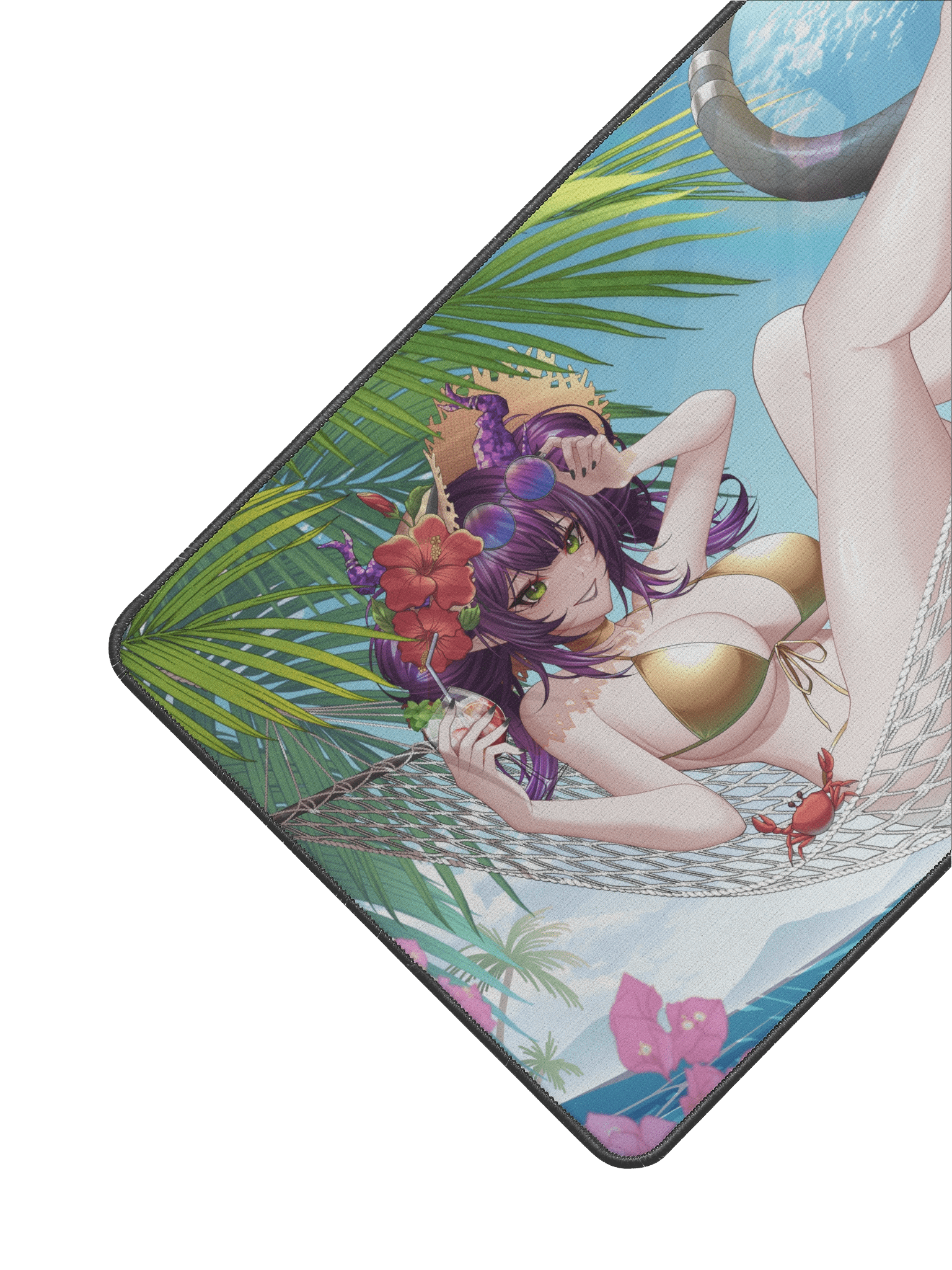 Serpentine Beach Vacation Desk Mat product image (2)