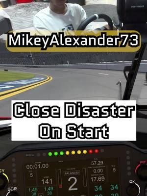 This was a close call to a quick DNF #iracing #mikeydeboi #moza #iracingclips #ferrari #ferrari499p #closcall #fyp #daytona