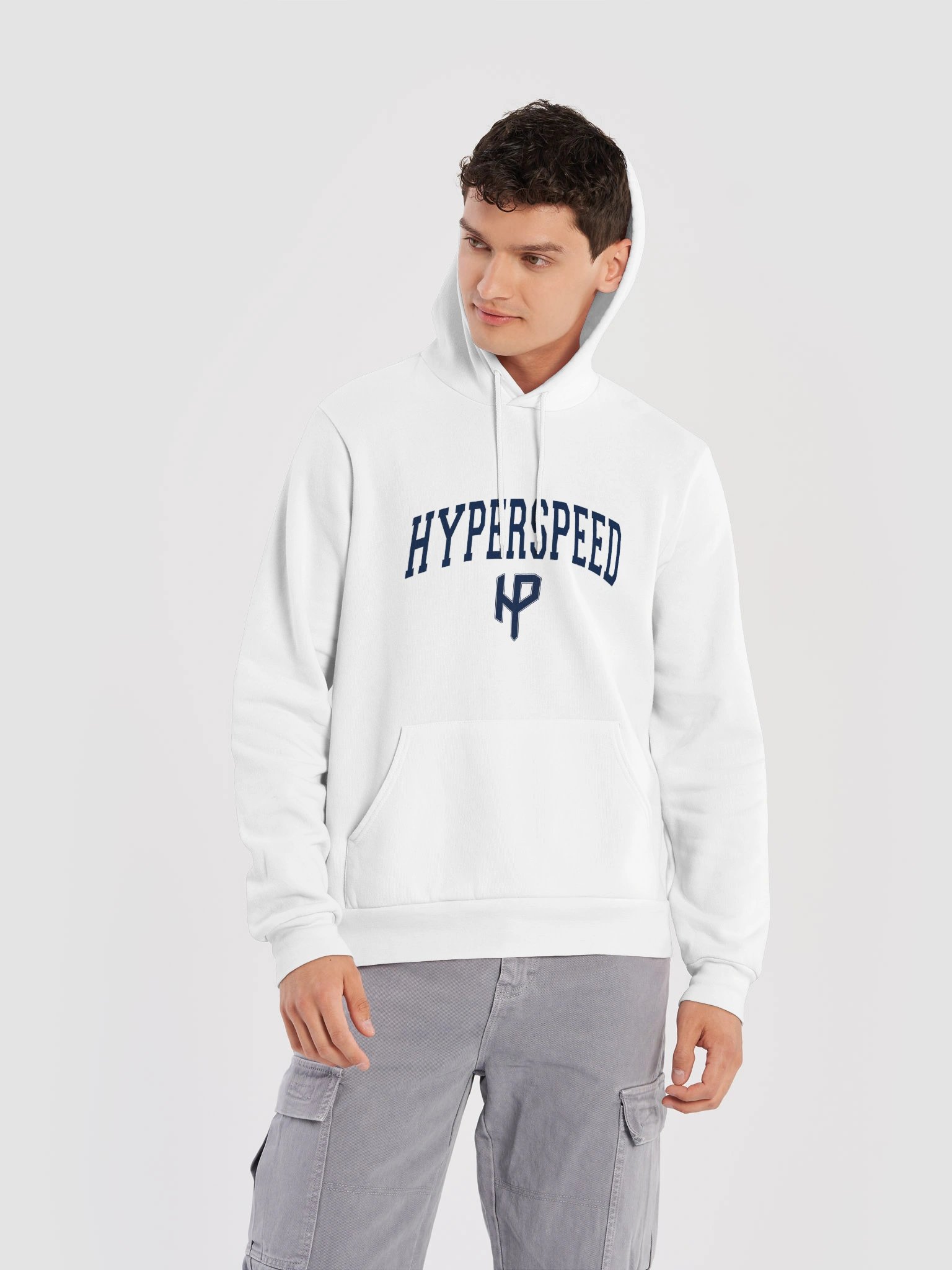 HyperSpeed Collegiate Hoodie(White) product image (11)