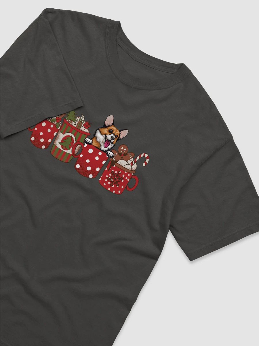 Cute Welsh Corgi in a Christmas Cup T-Shirt | Funny Christmas Pup in a Cup product image (26)