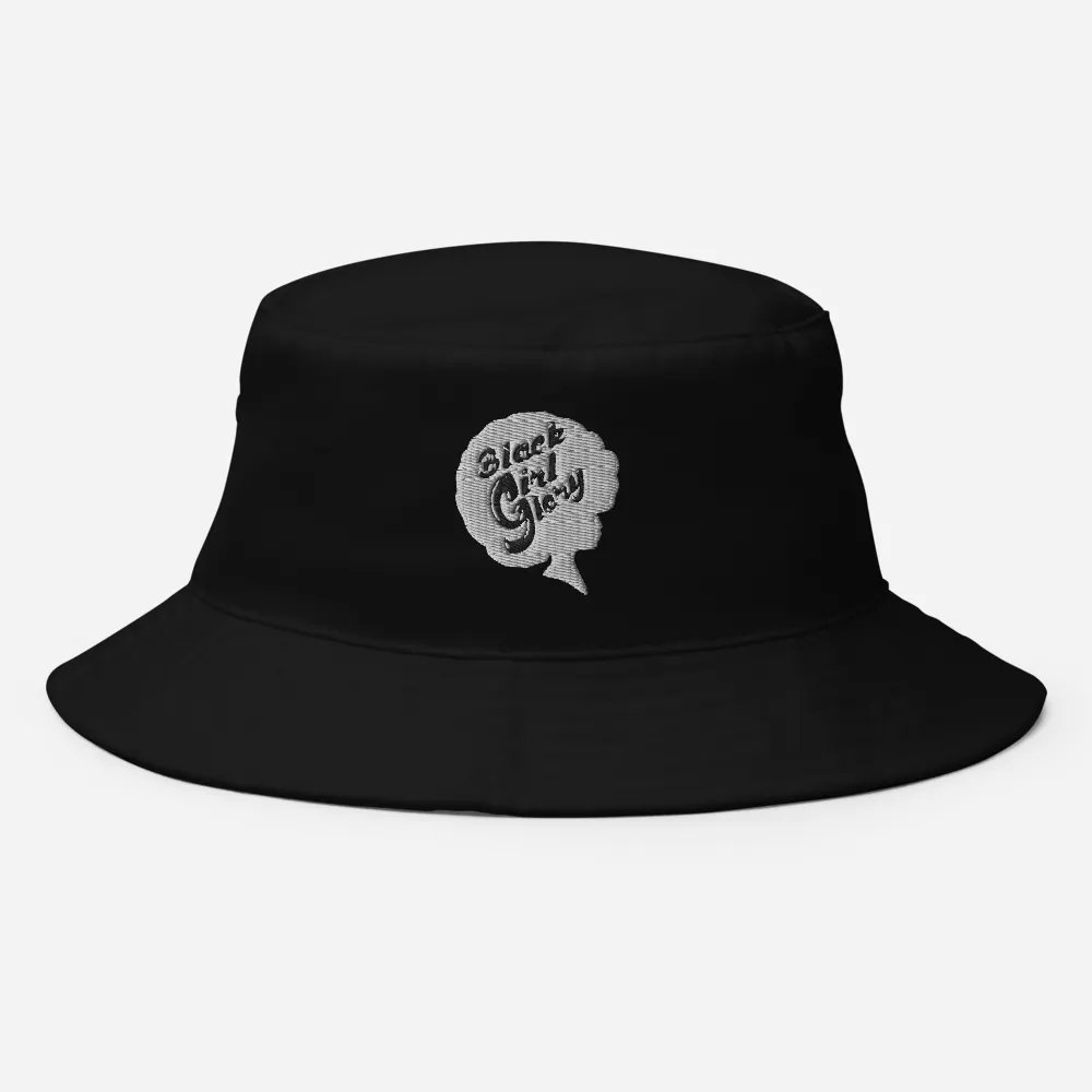 Black Girl Glory Bucket hat (B&W) product image (8)