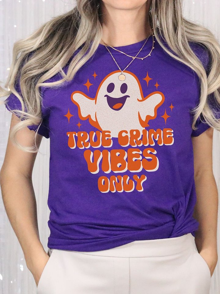 Cute Ghost T-Shirt For True Crime Lovers product image (1)