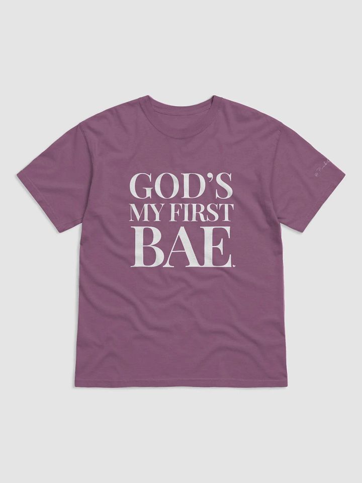 God's My First Bae T-Shirt product image (5)