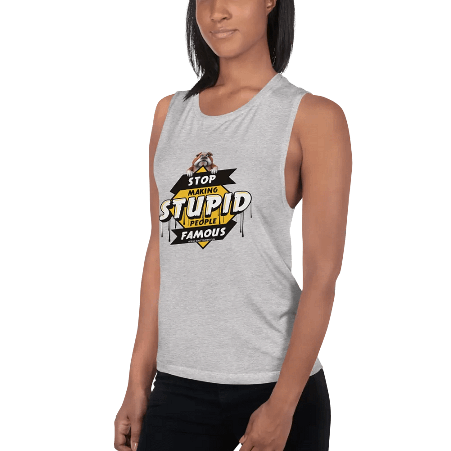 Stupid People Famous Tank product image (6)