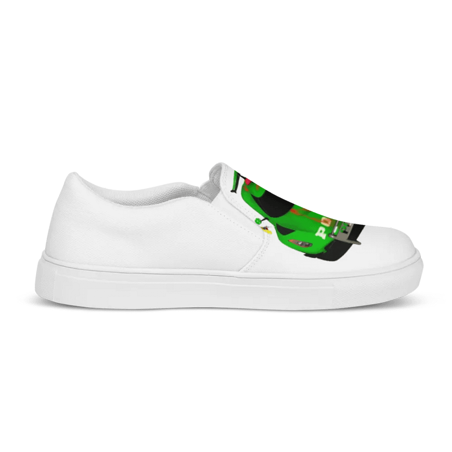 Reversed Race Car Women's Slip-Ons product image (5)