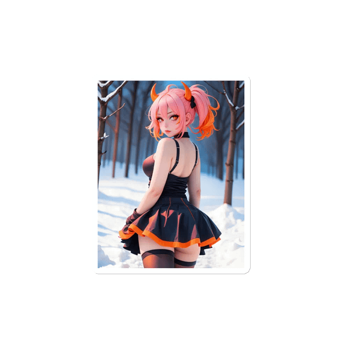 Horned Anime Character Die-Cut Magnets product image (2)