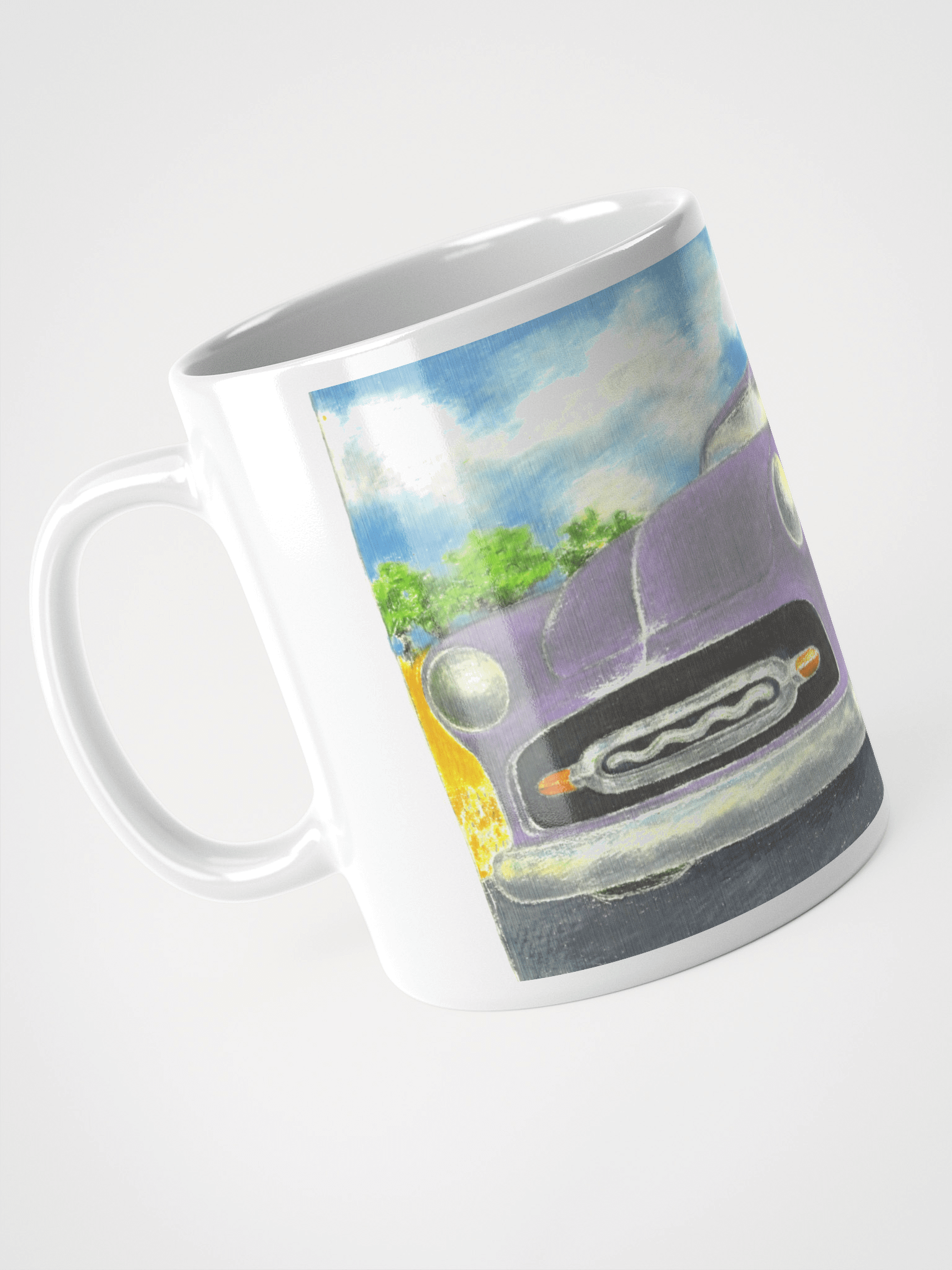 Low Custom White Glossy Mug product image (4)