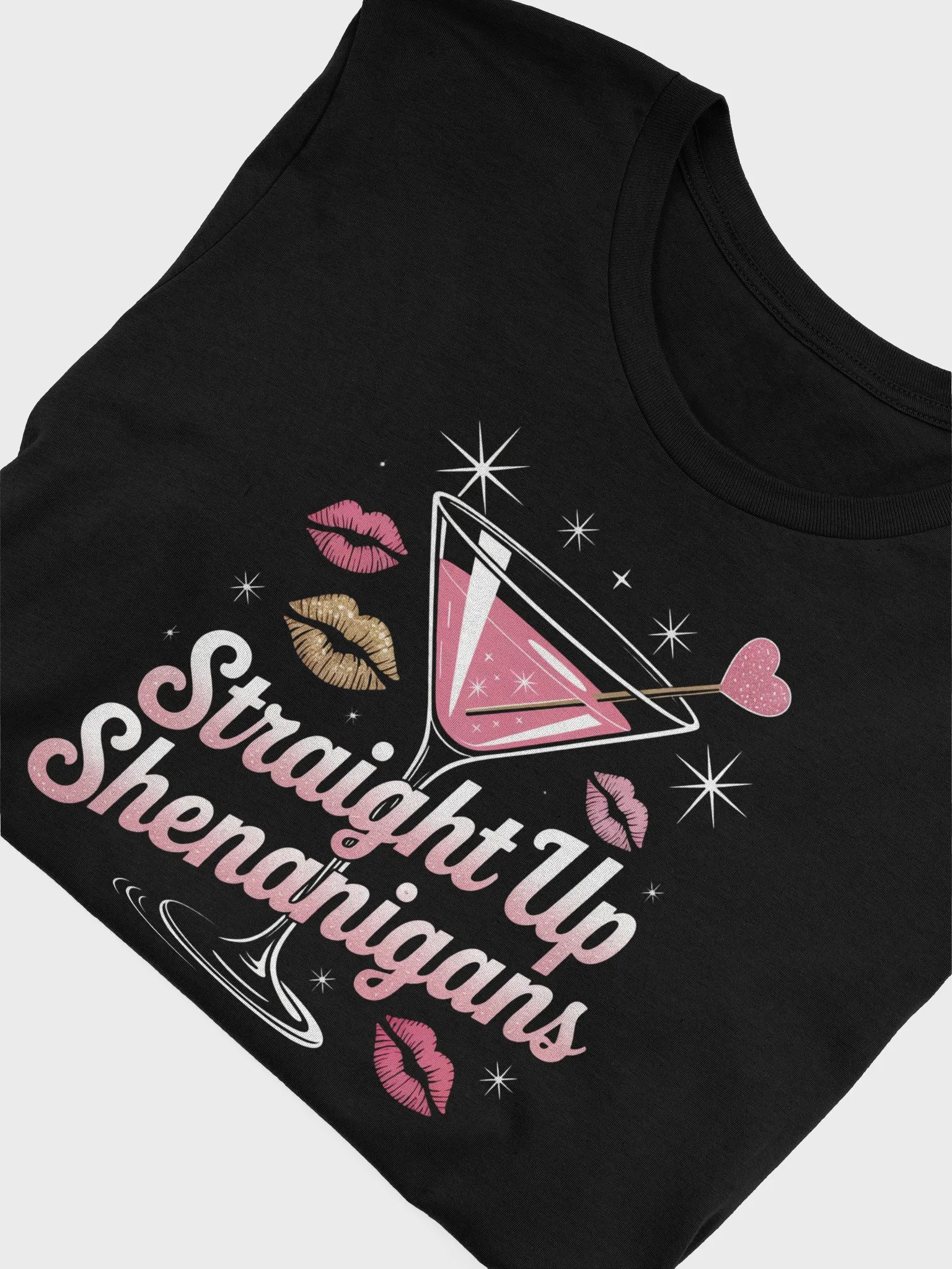 Straight Up Shenanigans Martini T-Shirt product image (5)