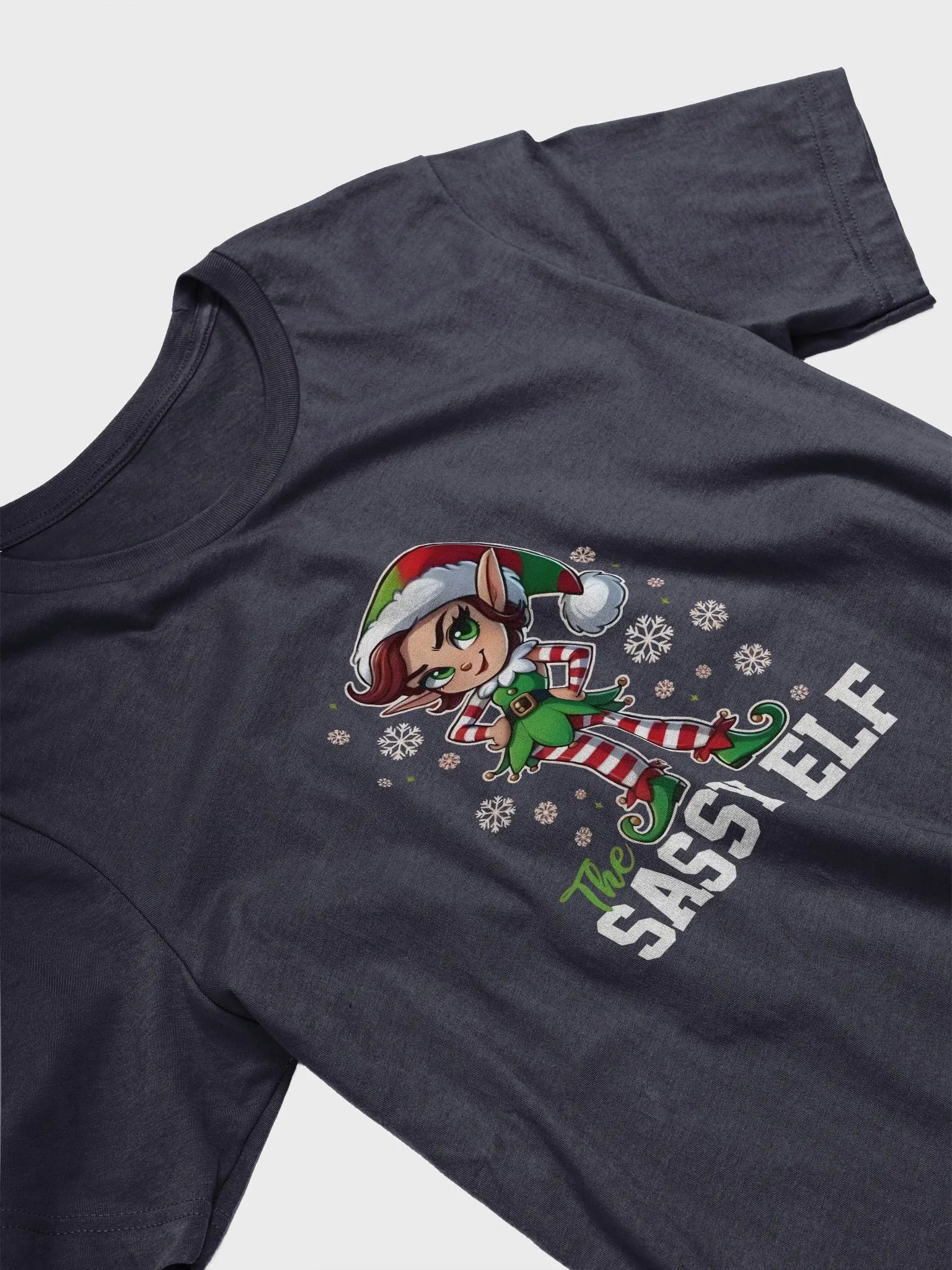 Sassy Elf Cartoon T-Shirt product image (51)