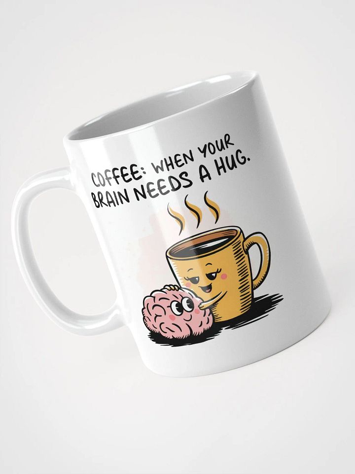 Mindful Sips White Glossy Mug product image (2)