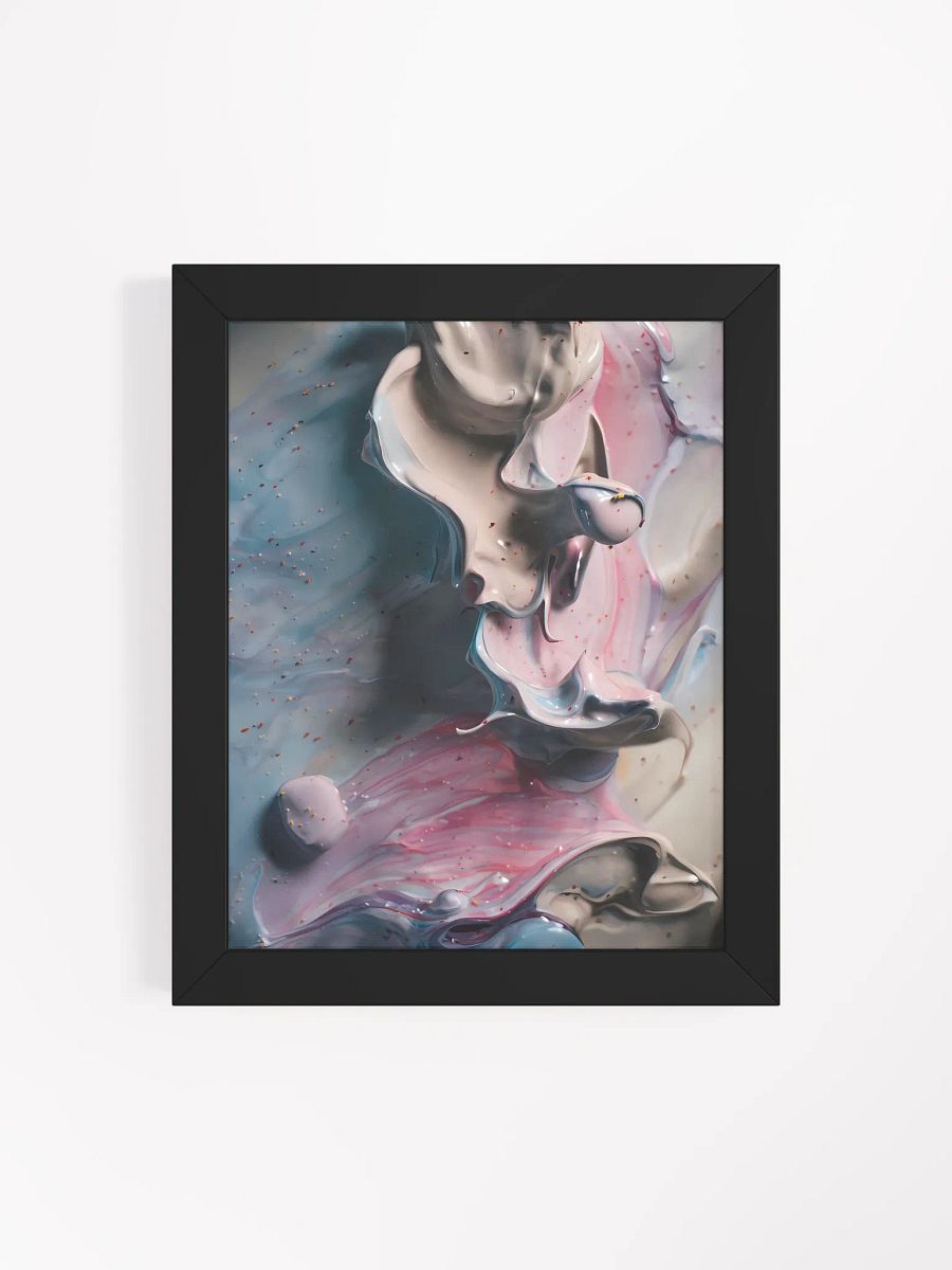 Pastel Swirls Framed Matte Poster product image (5)