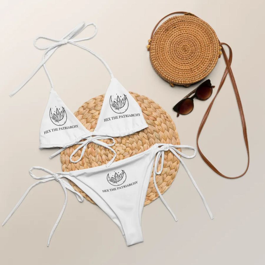 Hex The Patriarchy tie-up swimsuit product image (6)