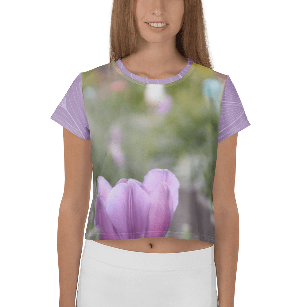 Crop-Top - Lila Tulpe product image (1)
