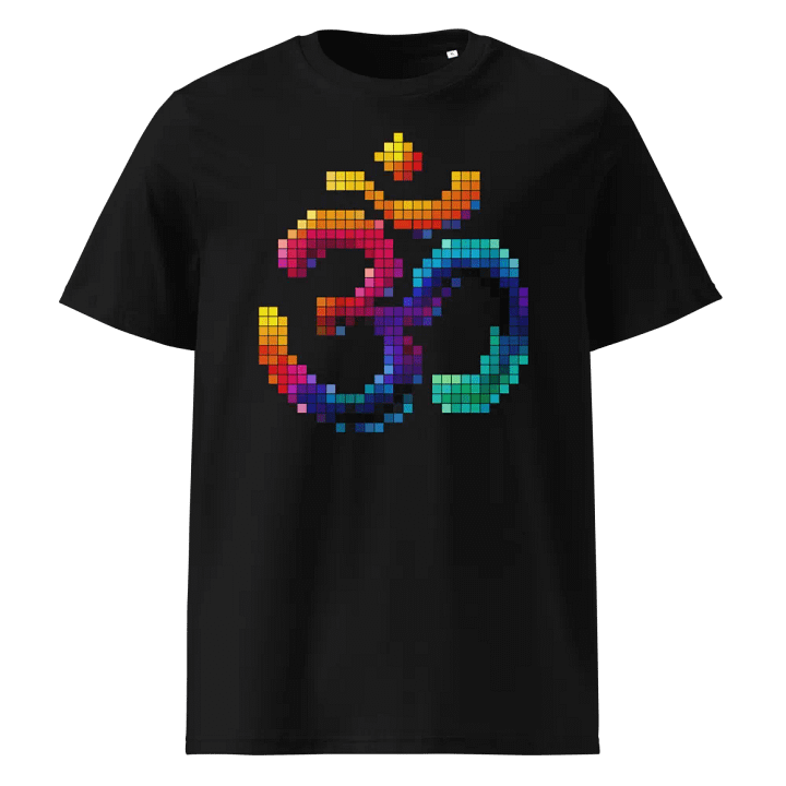 Om Pixel Fusion Organic Tee product image (1)