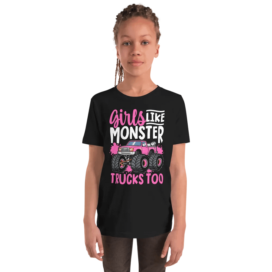 Monster Truck Girls ♡ Trucks Too T-Shirt product image (5)