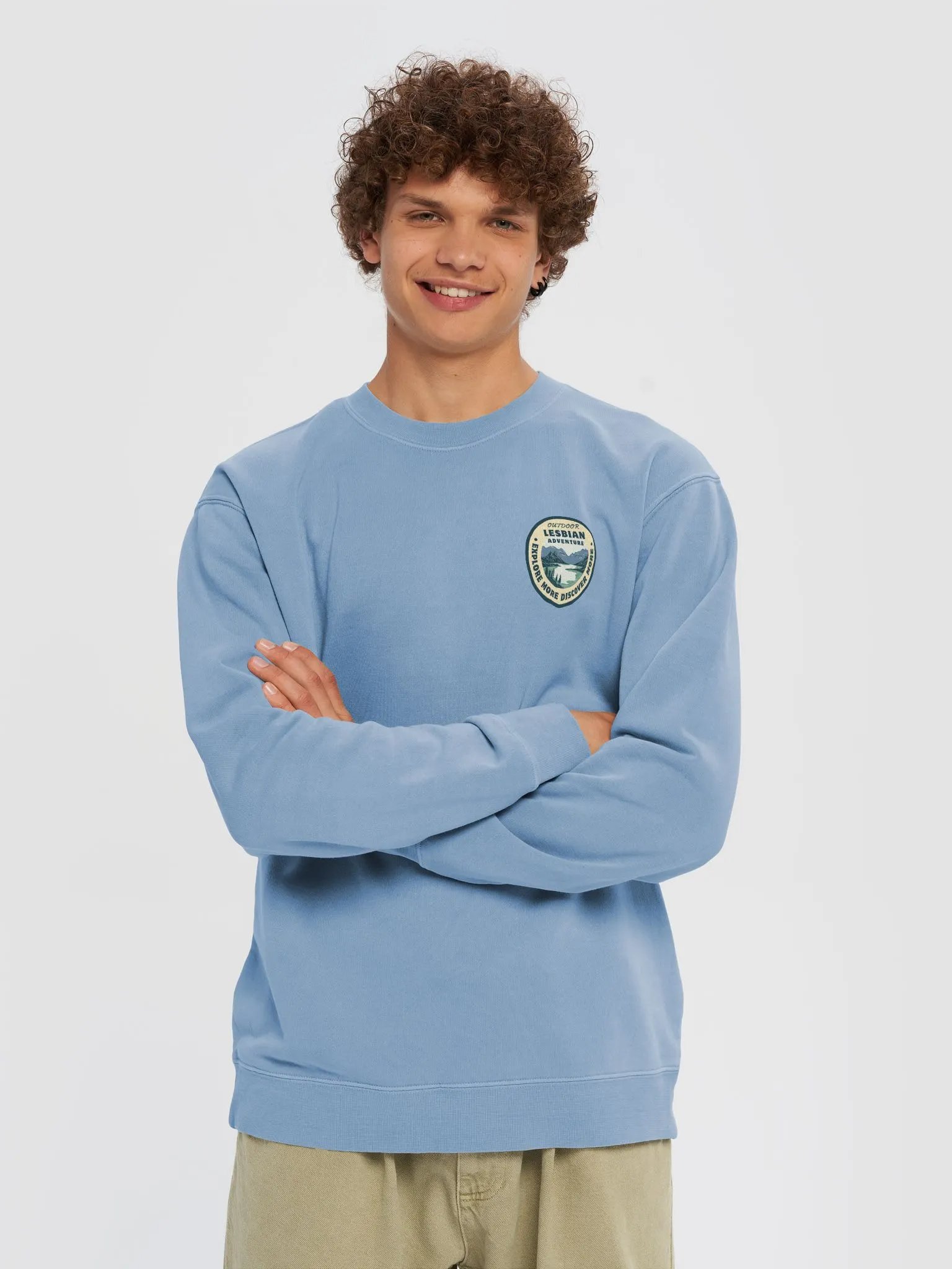 Outdoor Lesbian Adventure Badge Sweatshirt product image (3)