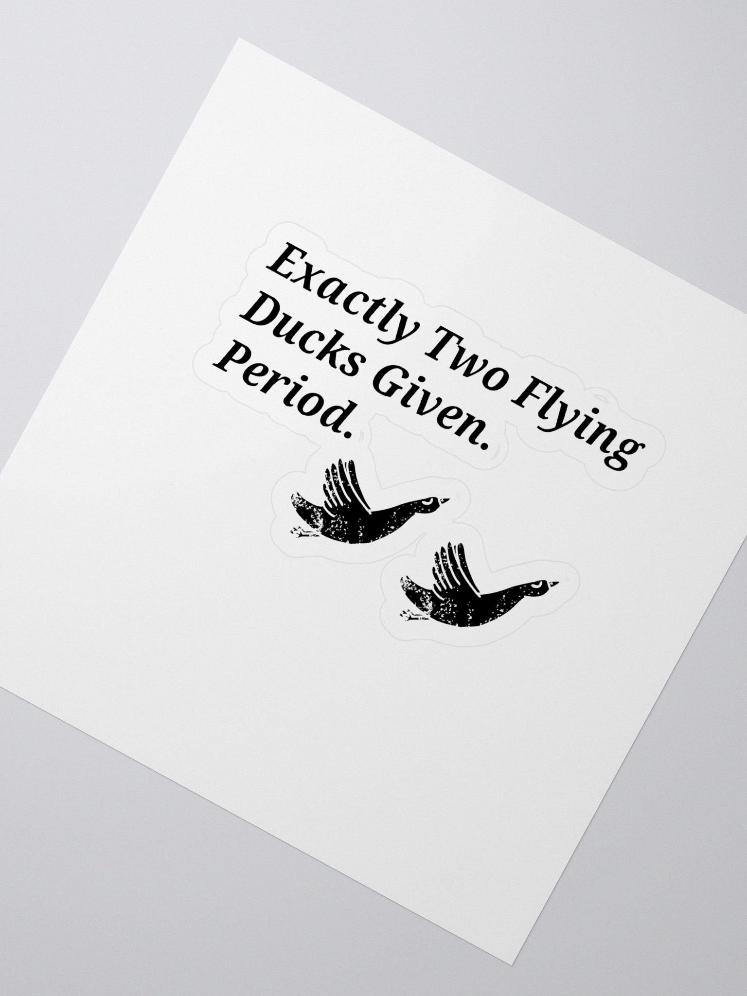 Exactly Two Flying Ducks Given product image (2)