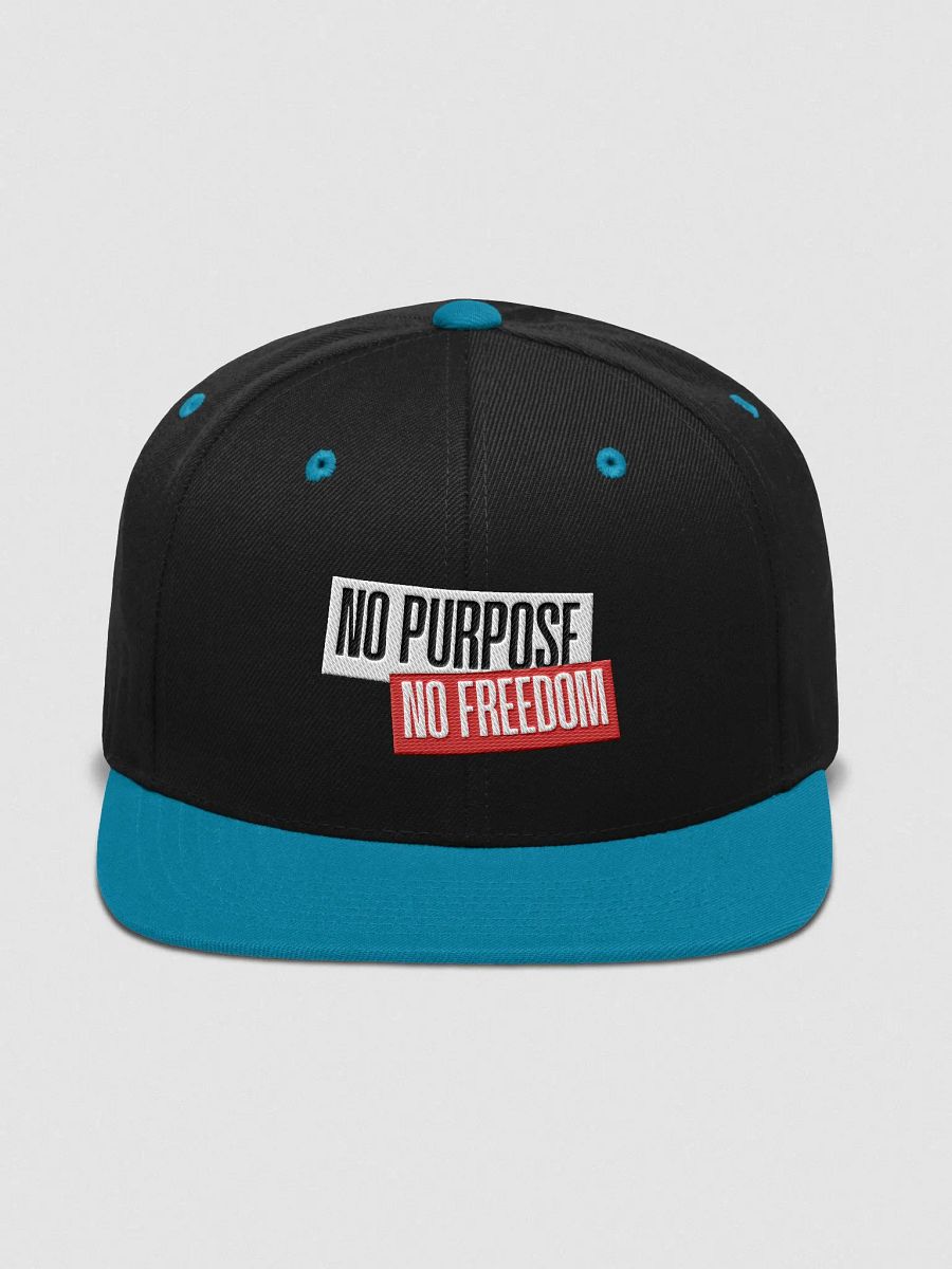 No Purpose No Freedom Snapback Cap | no purpose no freedom product image (30)
