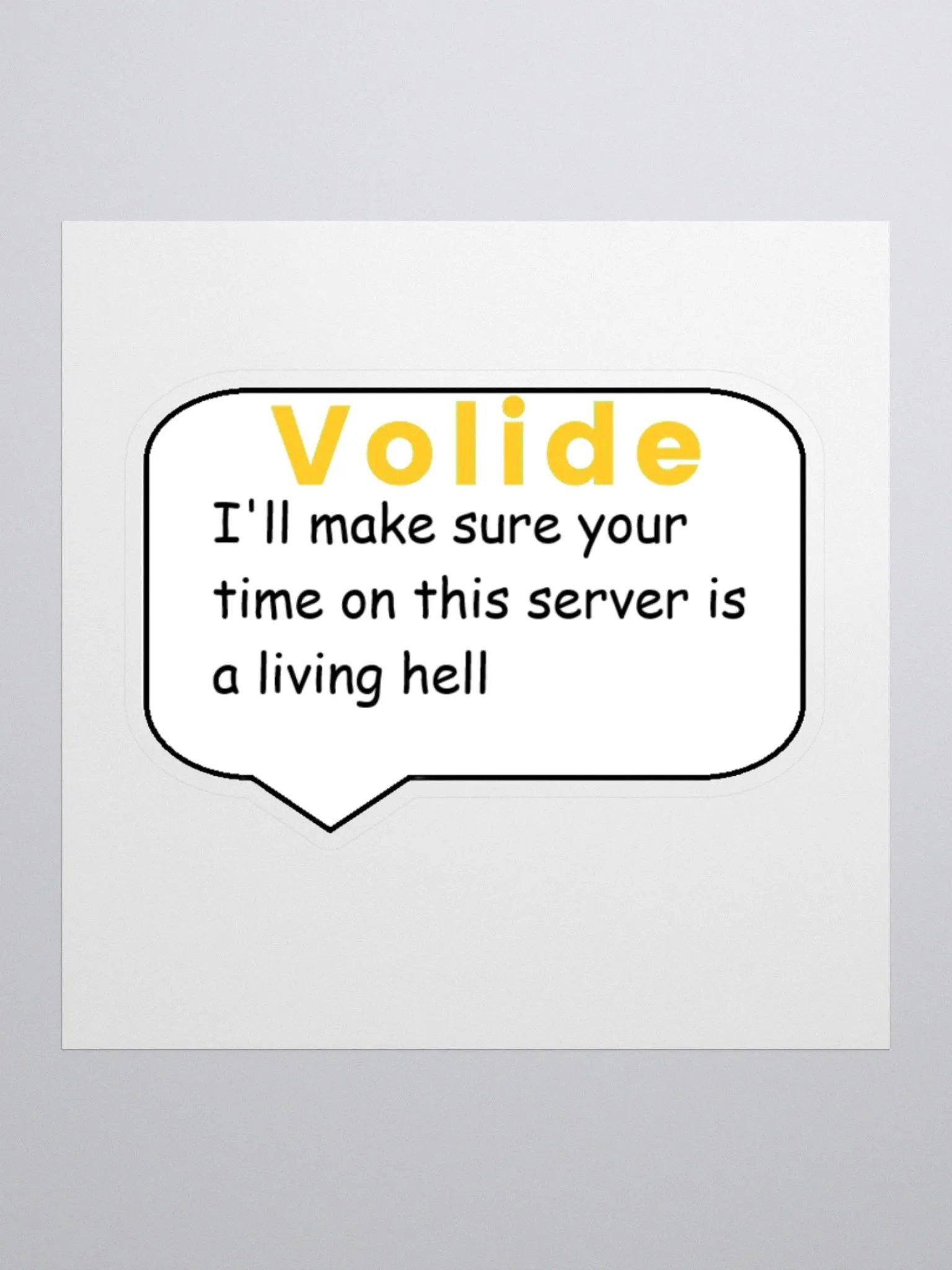 Living Hell Sticker product image (2)