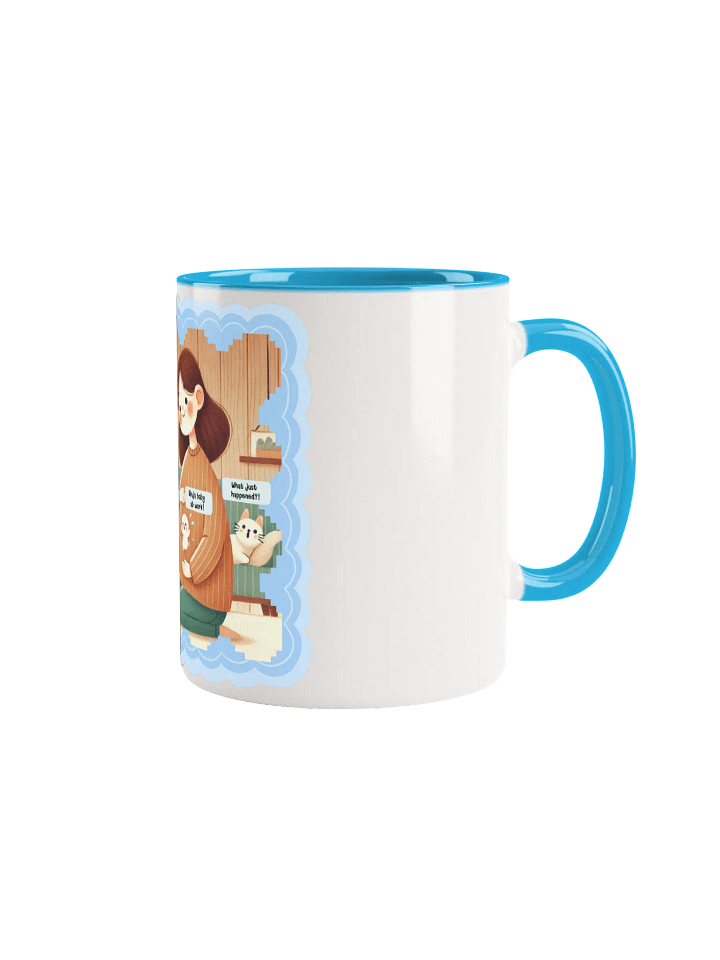 Ninja Baby at Work! Pregnancy Blue Mug product image (2)