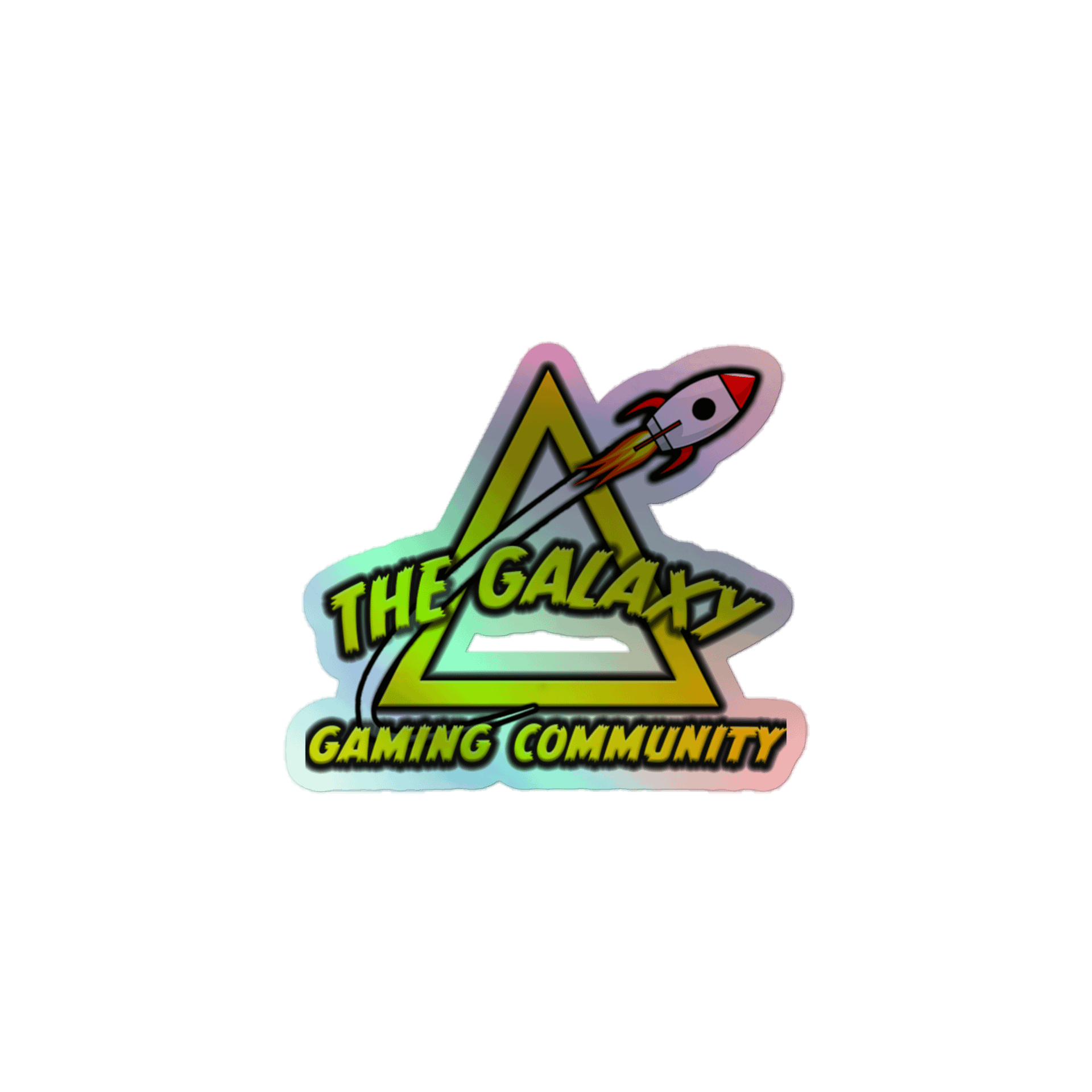 The Galaxy Gaming Community Holographic Sticker Sheet product image (1)
