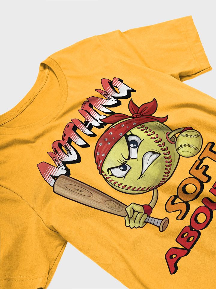 Nothing Soft About It Softball Fierce Rebel T-Shirt product image (30)