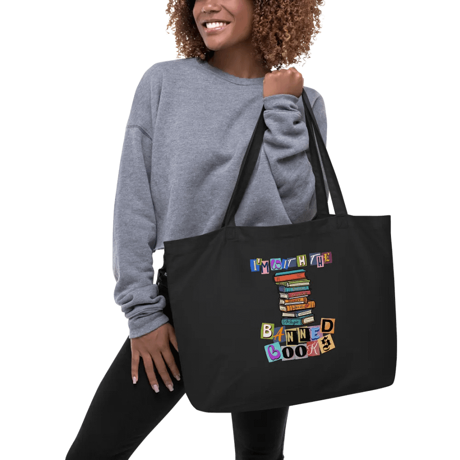 Im With The Banned Books Rebel Reader Organic Tote product image (3)