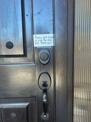 📸 Before & After - Tucker & Koda Edition.

This is the front door to the beautiful home of Tucker, an 11 year old Yorkie, and...