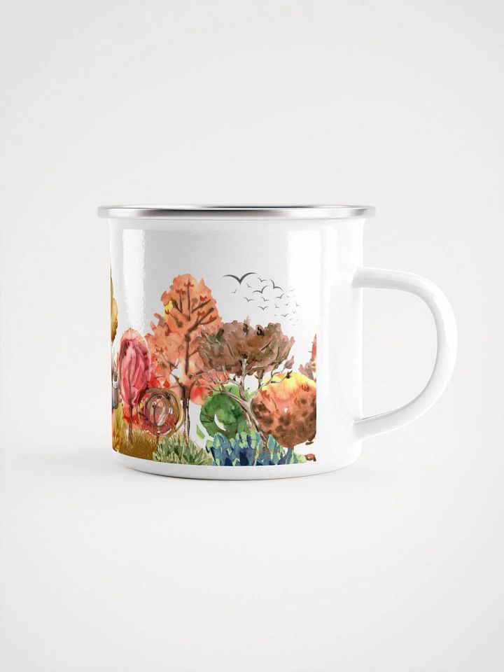 Classic Camping Bear Enamel Mug | Adventure-Inspired Drinkware product image (1)
