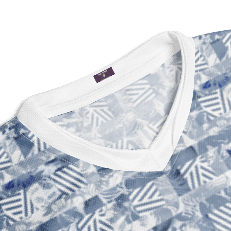 Blue Rainforest | Recycled Unisex Sports Jersey product image (4)