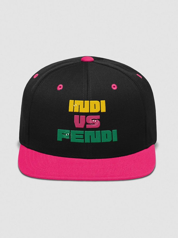 Indi Pink & Black Snapback Hat product image (1)