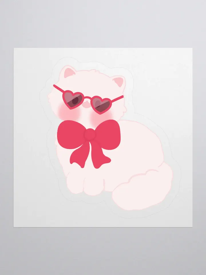 Celebrity Cat Vinyl Sticker product image (1)