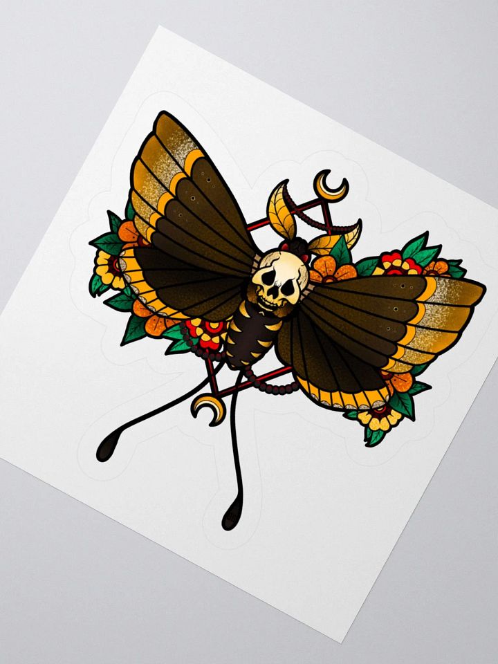 Deathhead Moth Sticker product image (4)