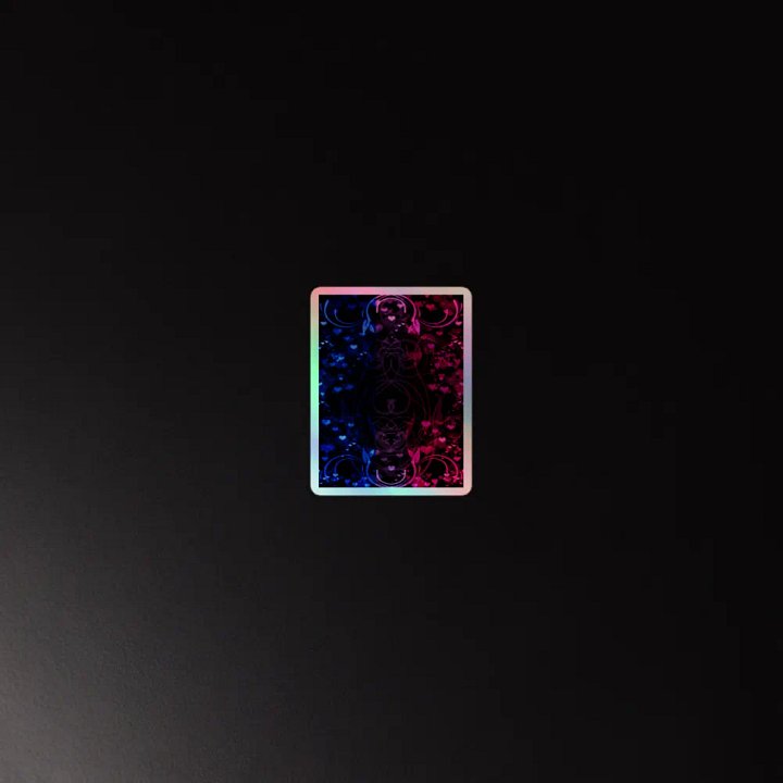 Bisexual Pride Flag Sticker (Flourish Variation) product image (2)