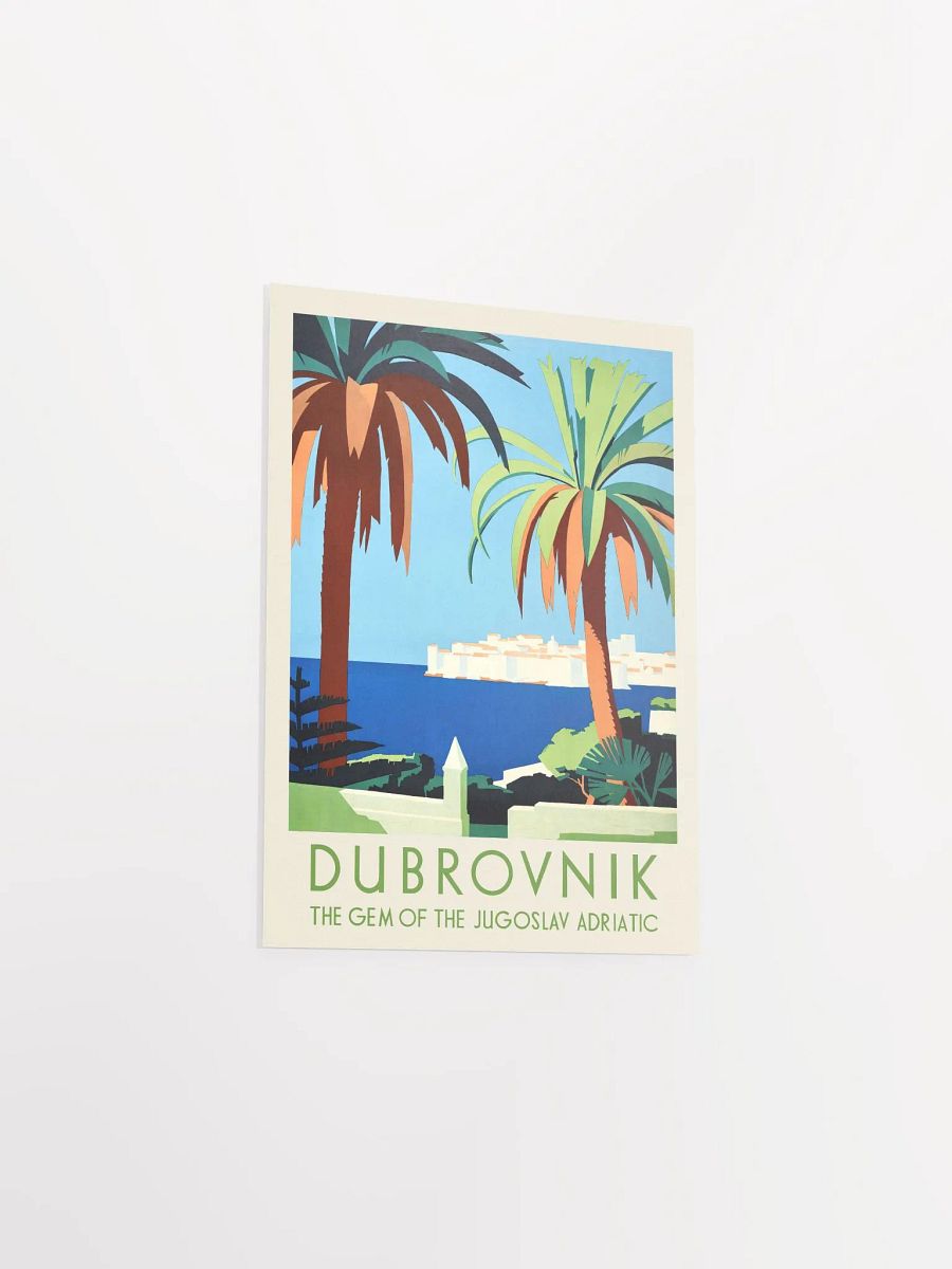 Dubrovnik, Yugoslavia. The Gem of the Jugoslav Adriatic, 1930s — retro vintage travel poster product image (8)