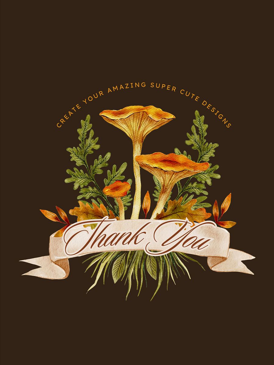 Mushroom Watercolor Fall - Graphics Bundle product image (6)