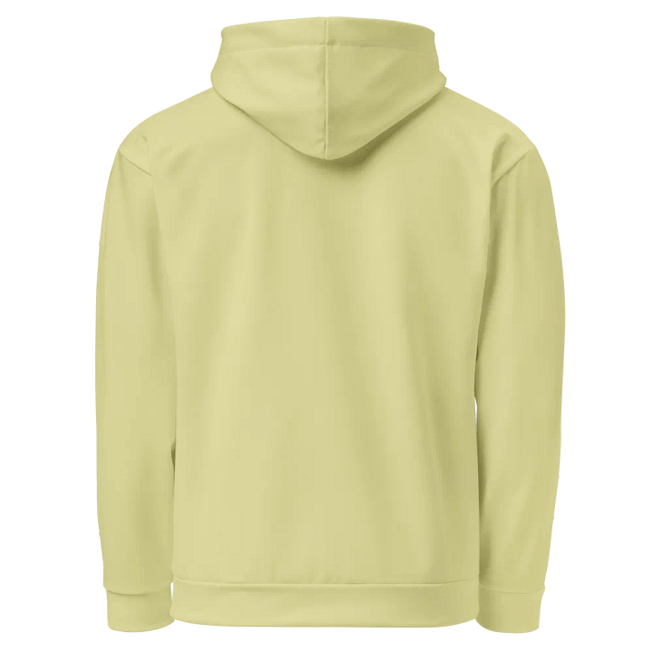 Plain Light Yellow True Summer Unisex Recycled Polyester Heavyweight Premium Hoodie by Treasure Pie product image (2)