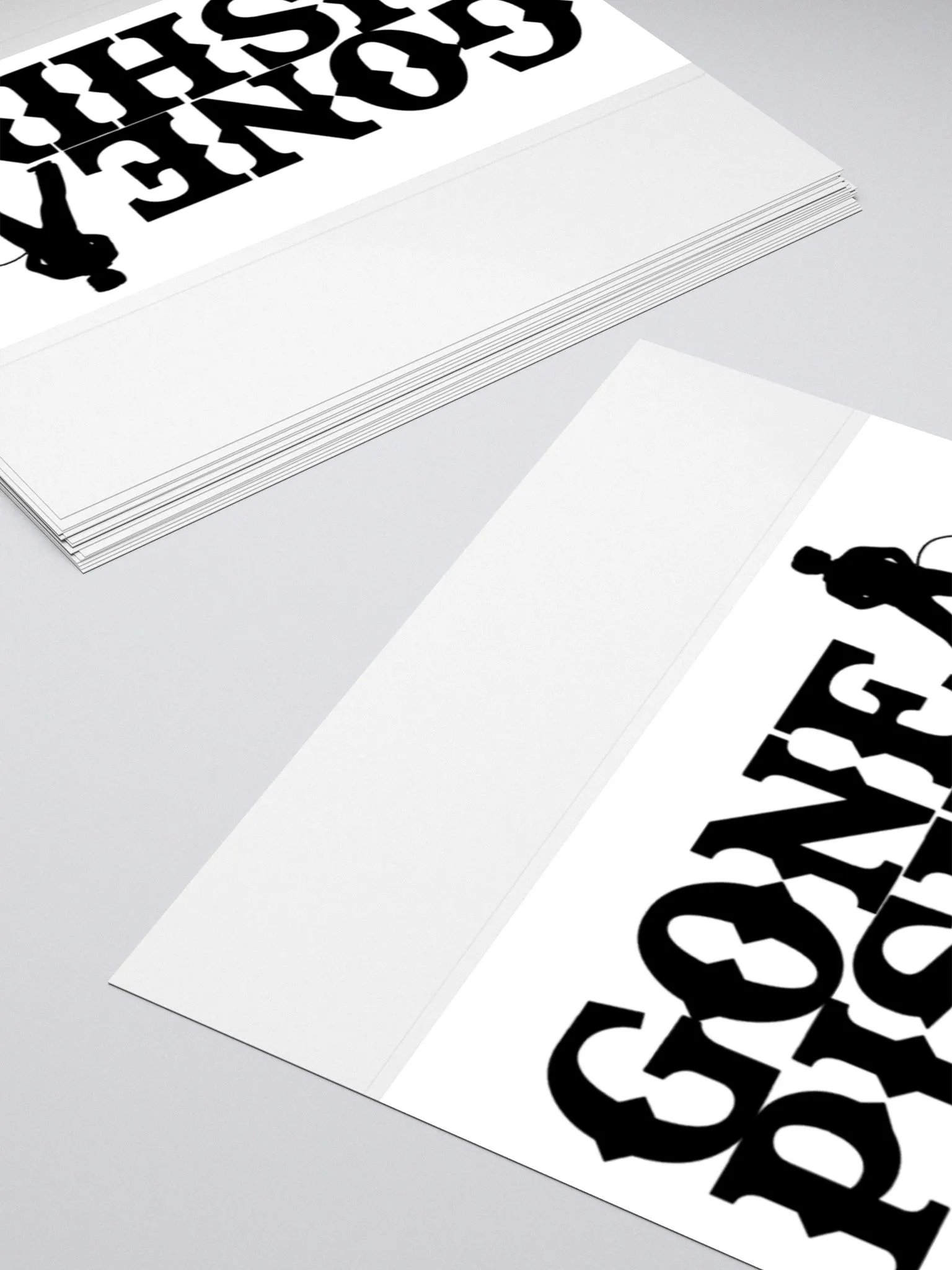 Gone Pishin Sticker (White) product image (10)