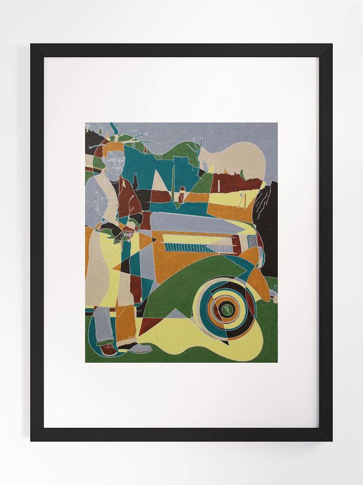 Pat's '36 Ford Print Framed product image (2)