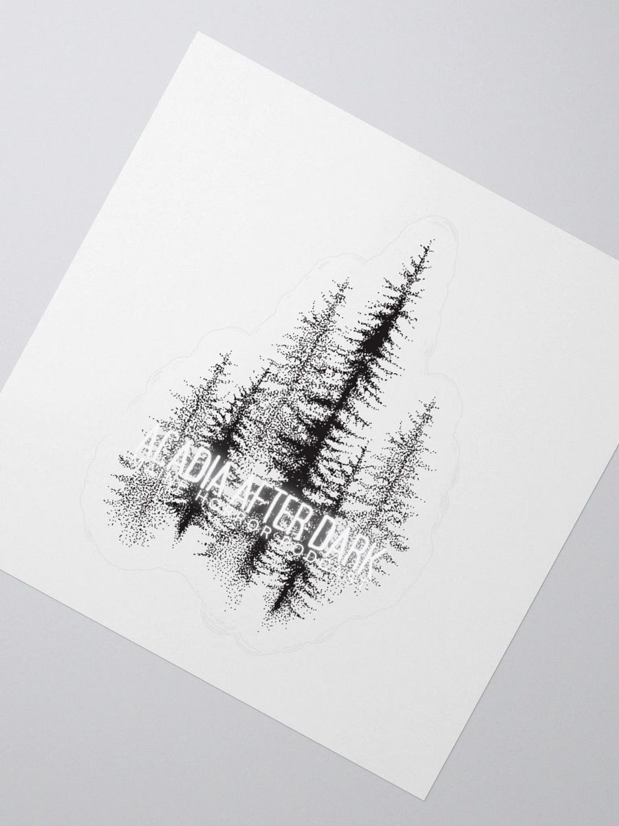 Acadia After Dark Trees Logo Sticker product image (2)