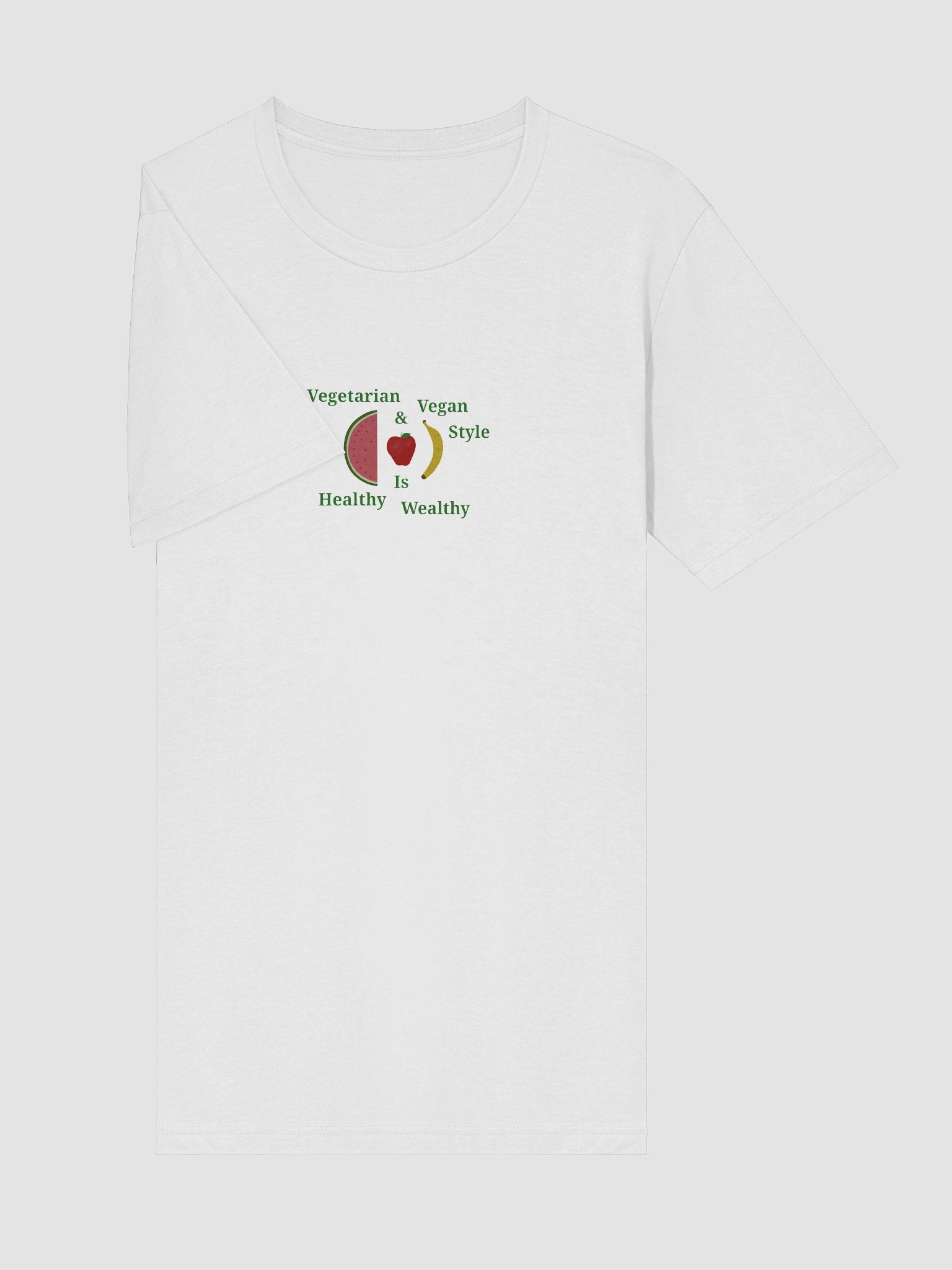 Healthy Wealthy Vegetarian & Vegan T-Shirt product image (5)
