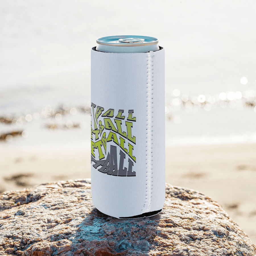 Swirl Softball Playful Coozie Can Cooler product image (8)