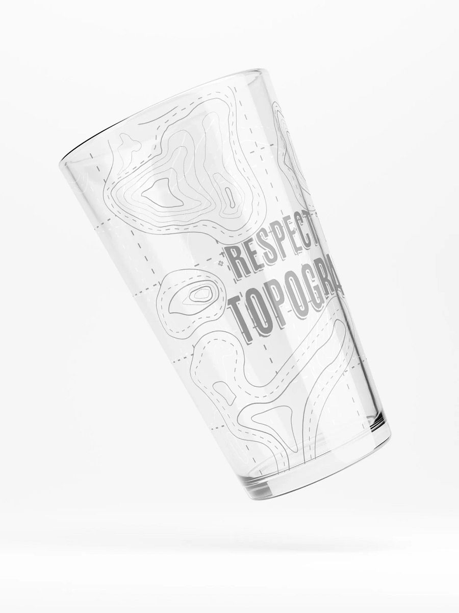 Respect the Topography - Beer Glass product image (4)